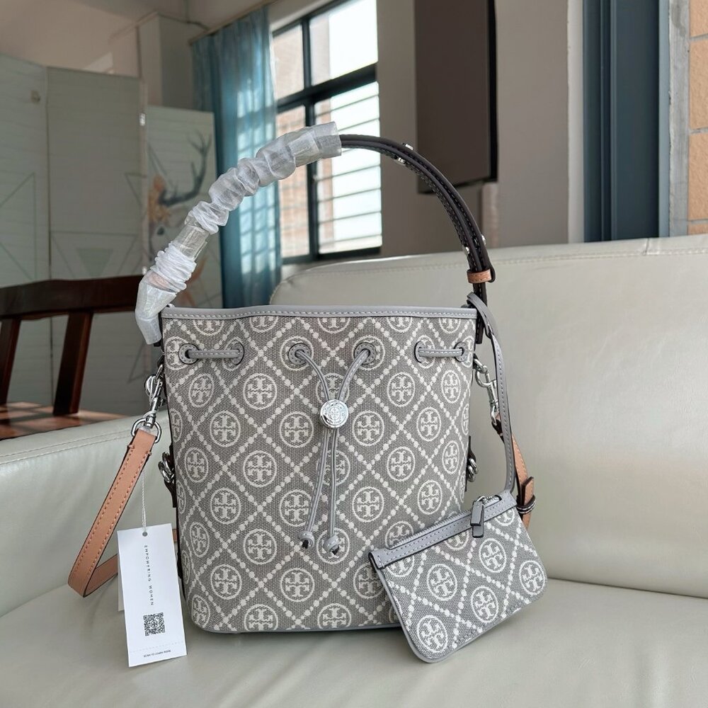 Tory Burch New Monogram Bucket Bag